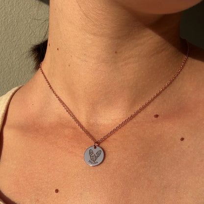 Colier personalizat cu chipul animalului