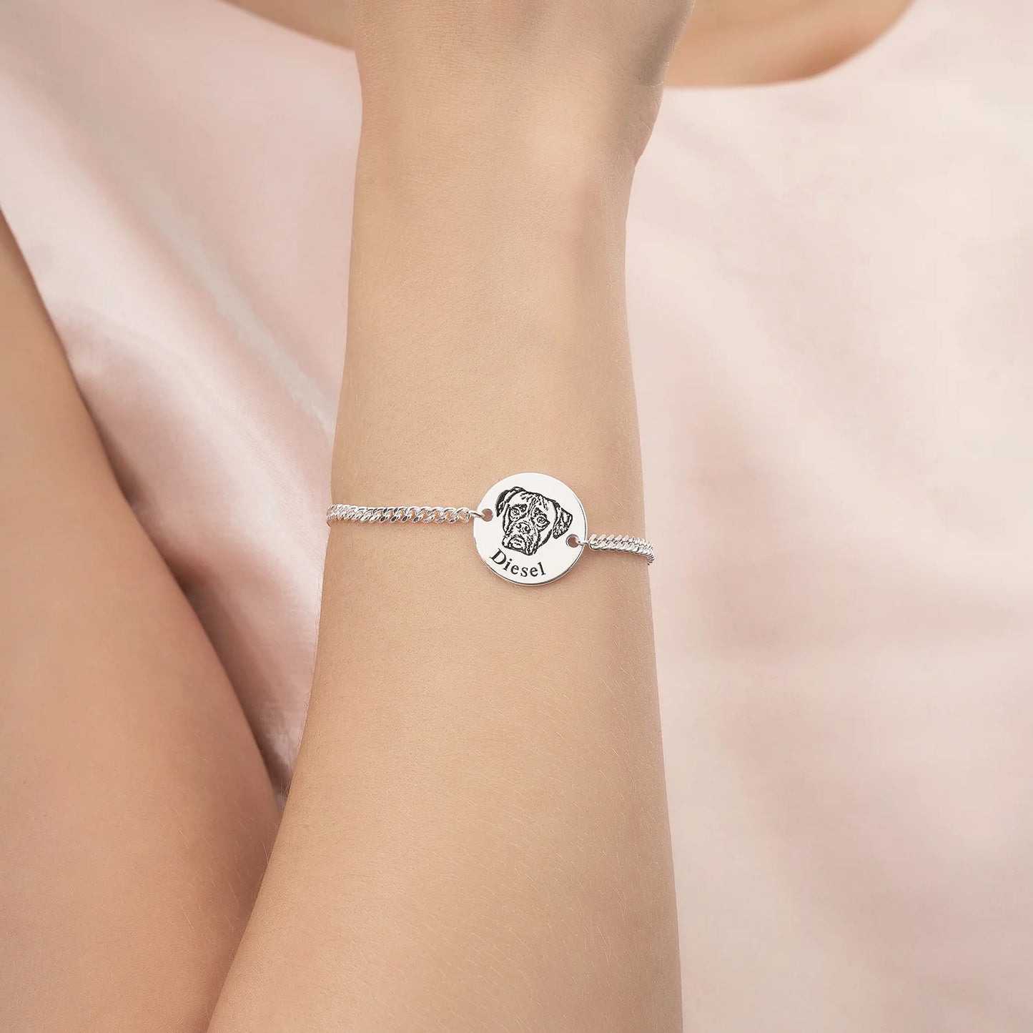 Brățară personalizată cu chipul animalului de companie