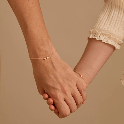 Brățară personalizată cu inițială în formă de inimă