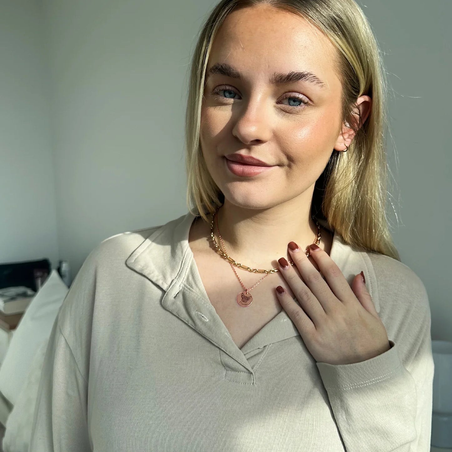 Colier personalizat cu chipul animalului