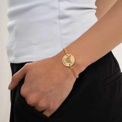 Brățară personalizată cu chipul animalului de companie