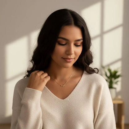 Colier personalizat cu inițială în formă de inimă