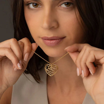 Colier personalizat cu hartă